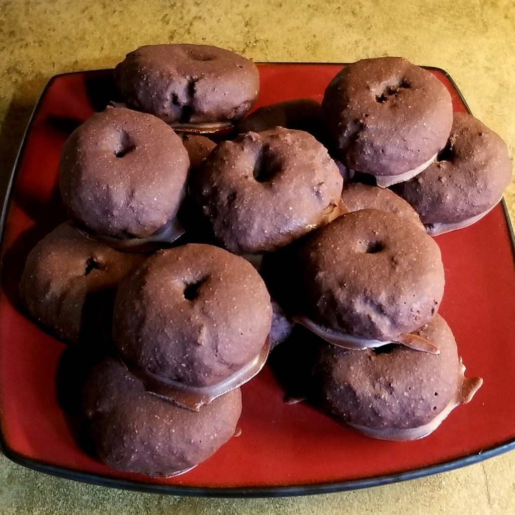 Low Carb Frosted Mini Donuts