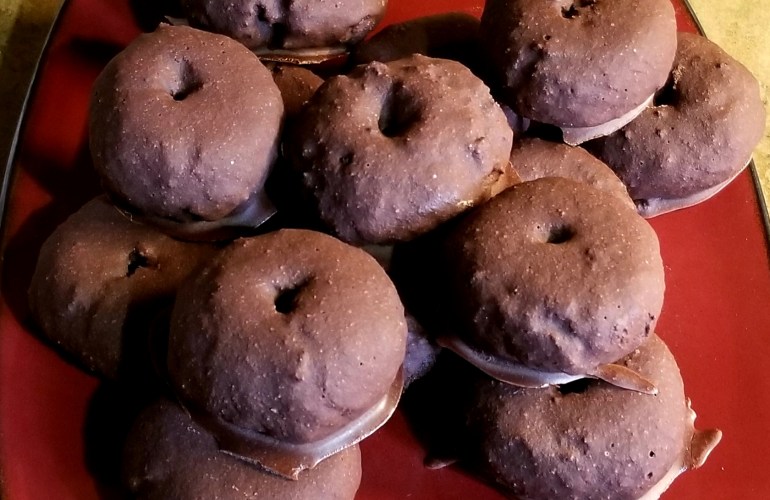 Low Carb Frosted Mini Donuts